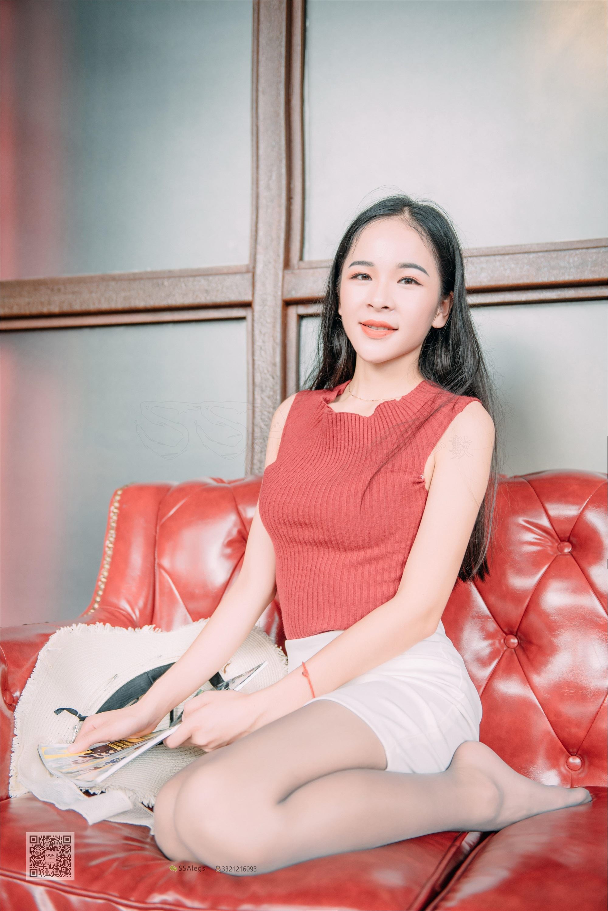 SSA丝社 NO.007 nono 街拍灰丝特辑